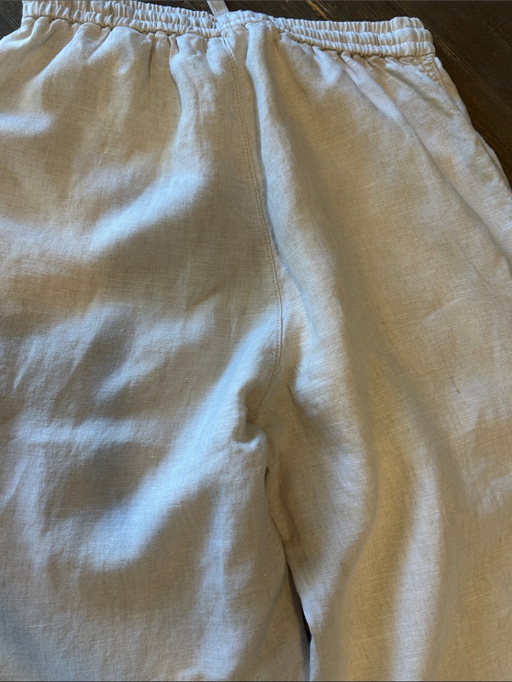 Banana Republic Drawstring 100% Linen Pants - Picture 8 of 11